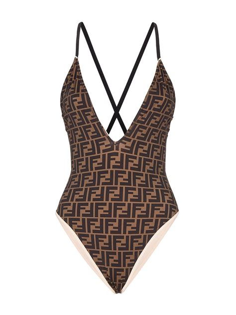 fendi swimwear sale|Fendi reversible swimsuit.